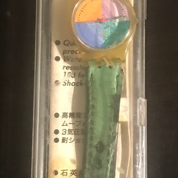 Vintage Swatch Four Seasons 1990s Band Has Been Replaced No Batter Pre-Owned
